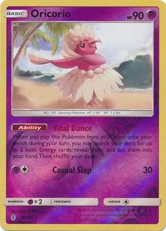 Guardians Rising Oricorio #55/145 reverse holo